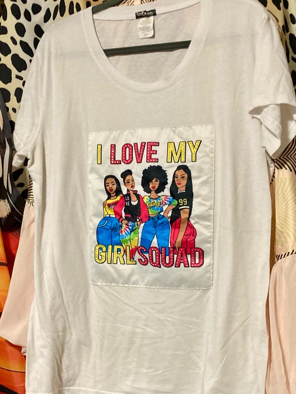 I Love My Girl Squad Graphic Tee - White by No Brand